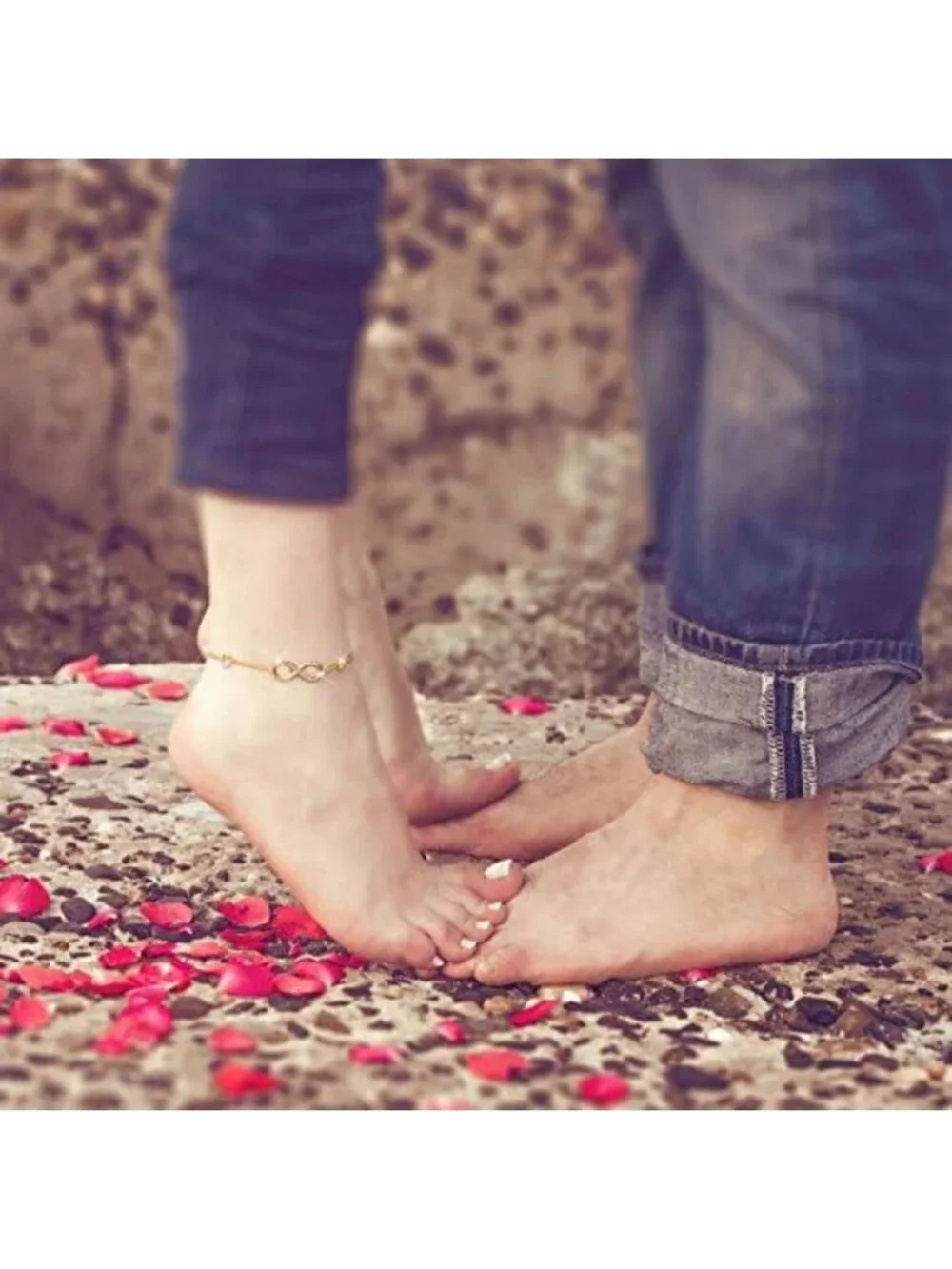 Sterling Silver Infinity Anklet Bracelet for Women - Elegant 925 Jewelry